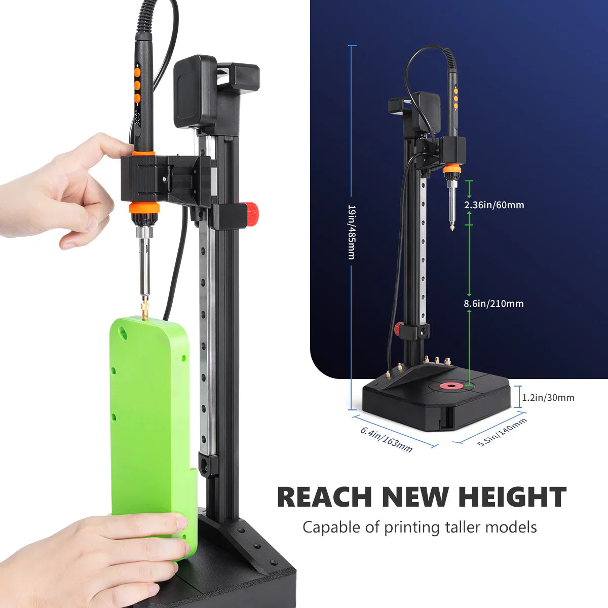 Mintion - NutoPresse Pro Pour Insert Fileté Conçu pour Impression 3D (Nutopress Pro Heat Insert Tool kit) for CNC Kitchen